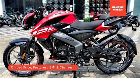 New Bajaj Pulsar Ns 125 Cbs 2022 Model Burnt Red Colour Onroad Price Features Youtube