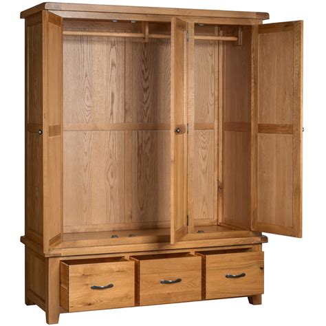 Triple Wardrobe With Drawers Som Devonshire Living Home