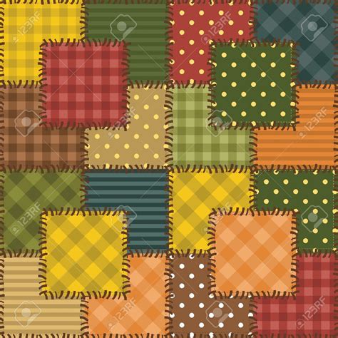 Clip art patchwork quilt