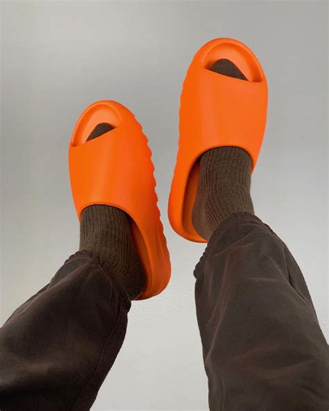 Adidas Yeezy Slide Enflame Orange 23brickstreet