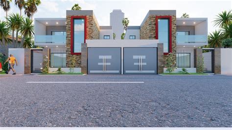 VILLAS DUPLEX JUMELEES HAUT STANDING SUR 500m2 DUPLEX HOUSE DESIGN