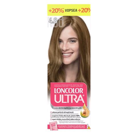 Set 3 X Vopsea De Par Permanenta Loncolor Ultra 4 8 Aluna 110 Ml EMAG Ro