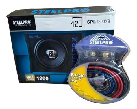 Woofer Amplificado Steelpro Kit De Instalaci N