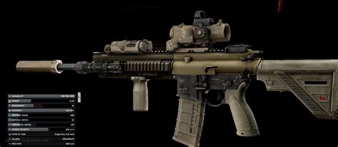 HK416A5 S-DMR (FDE) - SPT Mods Workshop