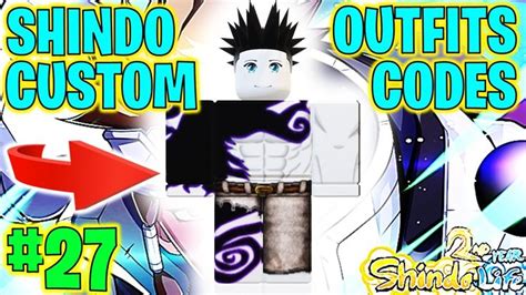 ⭐SHINDO LIFE CUSTOM OUTFITS CODES #27⭐ | Custom clothes, Coding, Custom