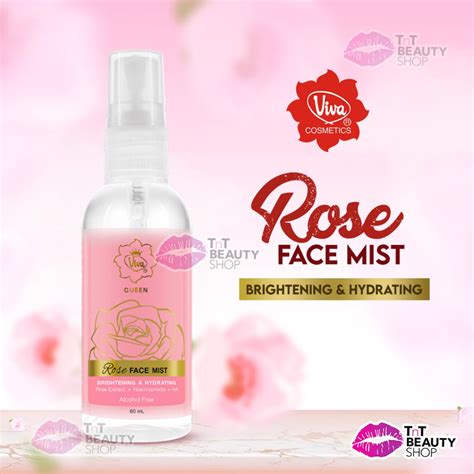 Jual Viva Queen Rose Face Mist 60ml With Niacinamide Collagen