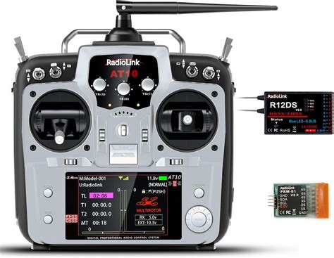 Radiolink AT10II 12 Channels 2 4G RC Transmitter And Receiver R12DS