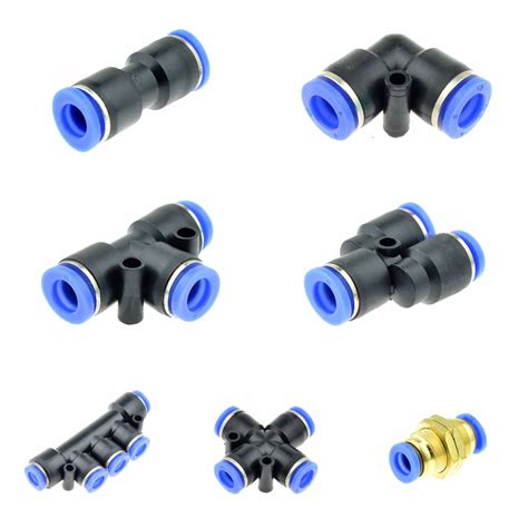 Air Pneumatic Fitting 8mm 10mm 6mm 4mm 12mm OD Hose Tube Gas Quick