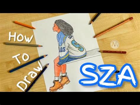 How To Draw SZA SOS Album Cover Drawing Tutorial YouTube