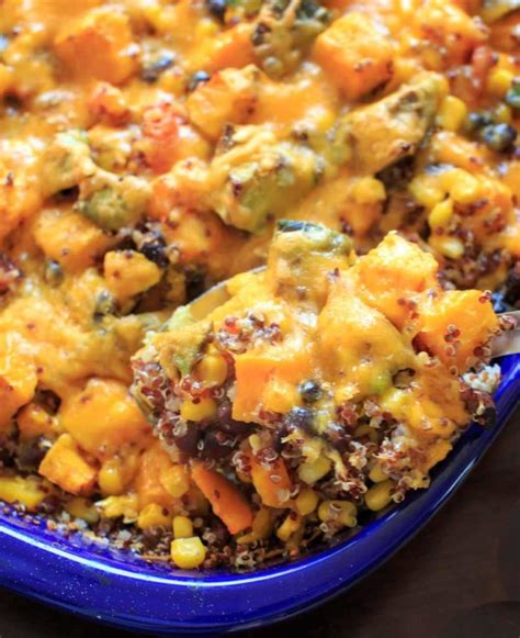 Butternut Squash Quinoa Casserole Vegan Friendly Gluten Free 30 Minutes