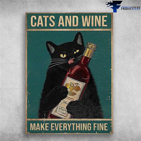 Cats Drinking Wine