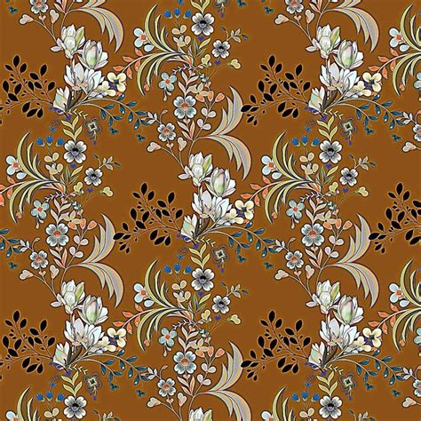 Pin By Mariam Gill On Florals In Digital Flowers Pattern Flowers