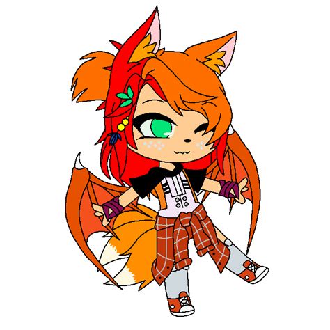 Pixilart Cute Gacha Fox By Lovelyleaves