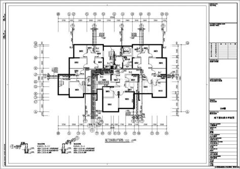 某小区十八层框架结构住宅楼给排水消防施工图框架结构土木在线