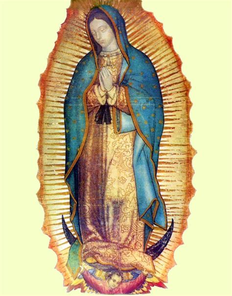 Our Lady of Guadalupe Tilma Replica Print Picture Poster | Etsy