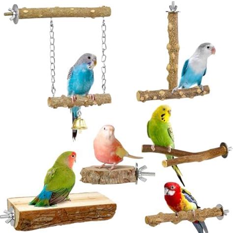 Amazon Limio Bird Perch Bird Toys Parakeet Toys Pcs Bird Swing