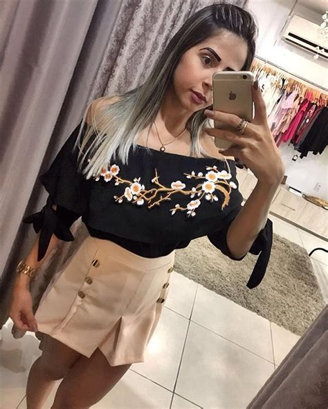 Combina O Perfeita Para Esse Sabad O Blusa Ombro Ombro Shortinho