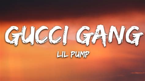 Lil Pump Gucci Gang Lyrics Youtube