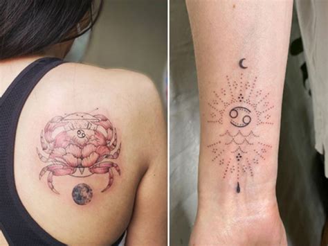 16 Unique Cancer Zodiac Sign Tattoo Designs Styles At Life