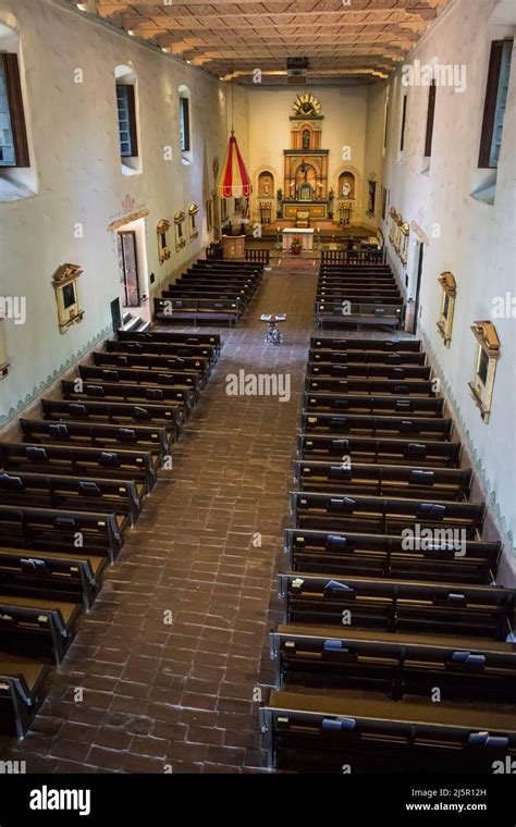 Aerial view of the Mission Basilica San Diego de Alcala (the first ...