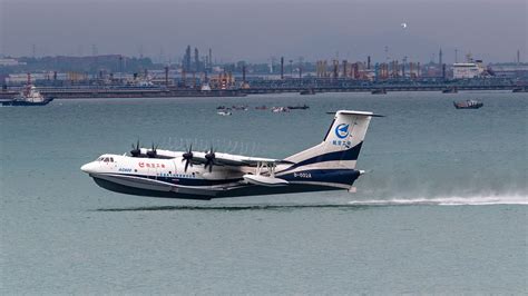 L Avion Amphibie Chinois Ag Commence Un Test De Fatigue Grande Chelle