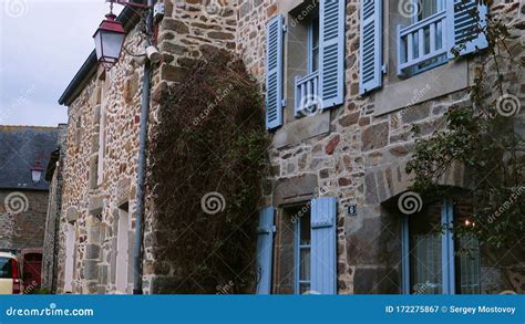 Typical French Breton Stone House Facade Stock Video Video Of Antique