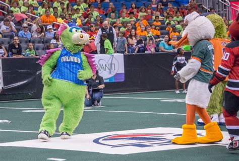 Sports mascots compete in fun challenges to help sick kids at the annual Mascot Games | Orlando ...