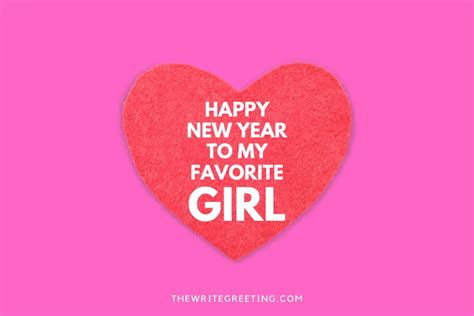 Happy New Year Wishes Messages For Girlfriend The Write Greeting