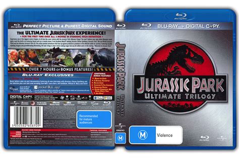 Jurassic Park Ultimate Trilogy Capas Dvd