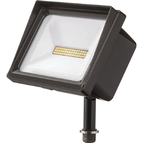 Lithonia Lighting Contractor Select Qte Series 24 Watt Bronze Knukle Mount Integrated Led