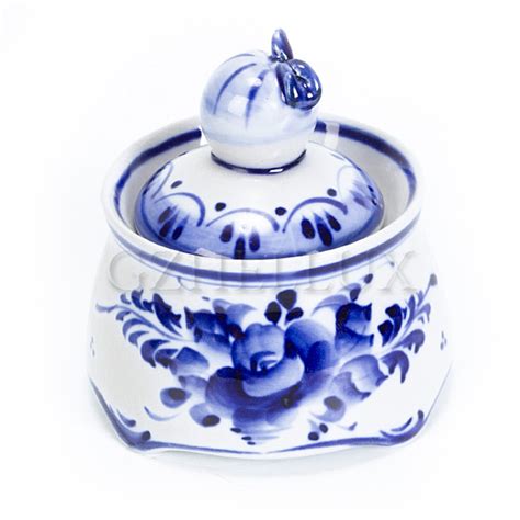 Шкатулка «Сувенирная» | Фарфор Гжель Люкс