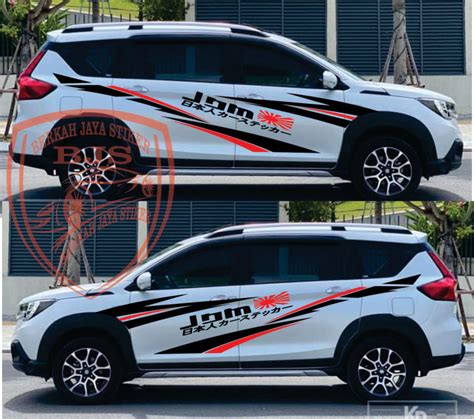 Cutting Sticker Stiker Mobil Suzuki Xl Ertiga Sticker Mobil List