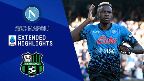 Napoli Vs Sassuolo Extended Highlights Serie A Cbs Sports Golazo