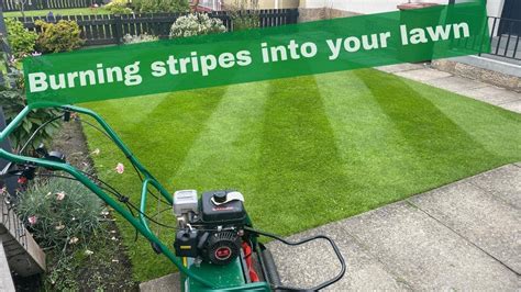 How To Get Stripes In Your Lawn Get Creative Youtube