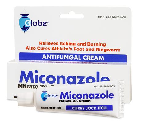 Buy Globe Miconazole Nitrate Antifungal Cream Oz Cures Most