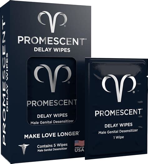 Promescent Delay Wipes Sexual Enhancer For Men To Last Longer In Bed Extended