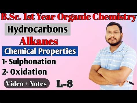 Oxidation Of Alkanes Sulphonation Of Alkanes Chemical Properties Of