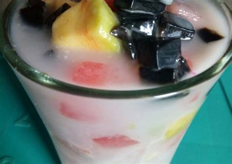 Resep Es Buah Cincau Sederhana Ala Rumahan Oleh Ivhiey Cookpad