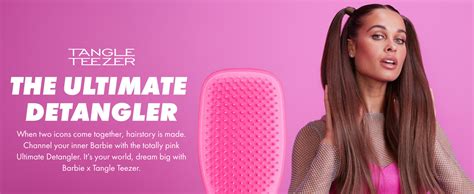 Tangle Teezer X Barbie The Ultimate Detangling Brush Dry And Wet Hair Brush