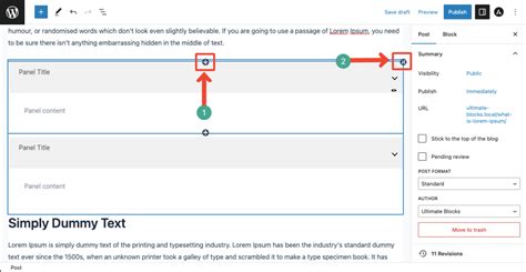 How To Use The Content Toggle Block Ultimate Blocks