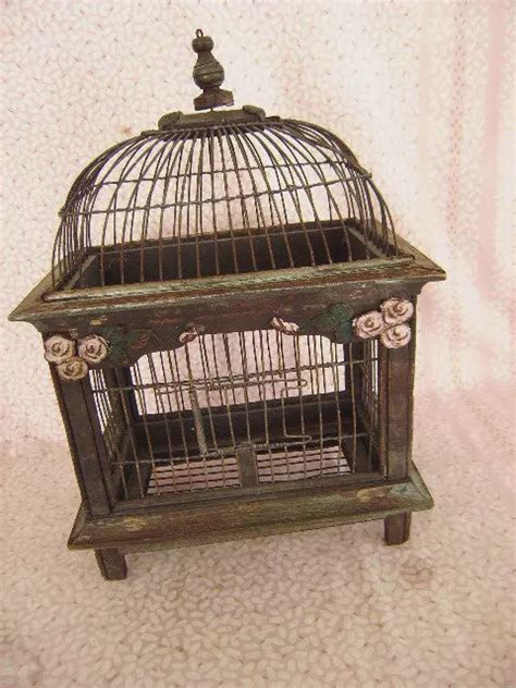 ANCIENNE CAGE À OISEAUX pour déco EUR 68 00 PicClick FR