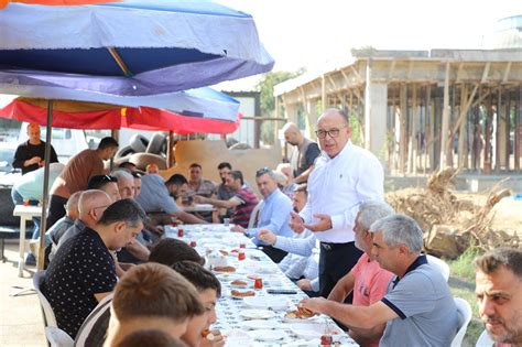 Ba Kan Etin Ak N Sanayi Esnaf Yla Kahvalt Da Bulu Tu Turgutlu Belediyesi