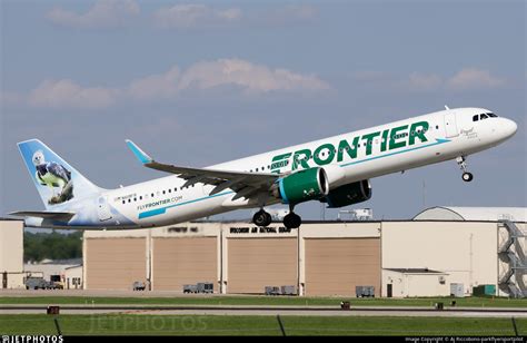 N619FR Airbus A321 271NX Frontier Airlines Aj Riccobono