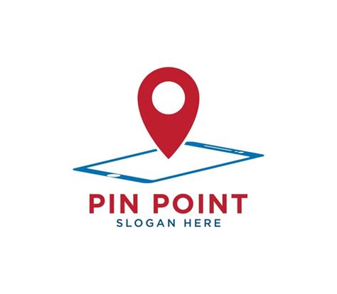 Premium Vector Pin Point Location Simple Logo Design Template