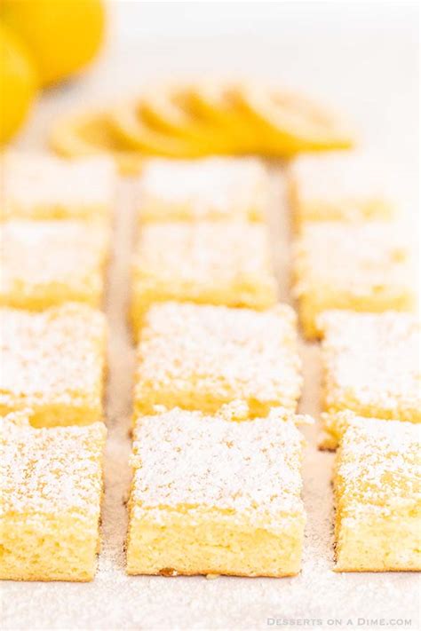 2 Ingredient Lemon Bars The Best Lemon Bar Recipe