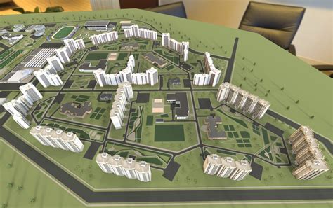 3d visualization Layout visualization of residential area | 3dlancer.net