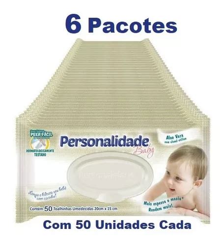 Kit Pacotes Len O Umedecido Personalidade Baby Un