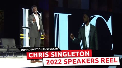 Top Inspirational Keynote Speaker Chris Singleton Speaker Reel Youtube