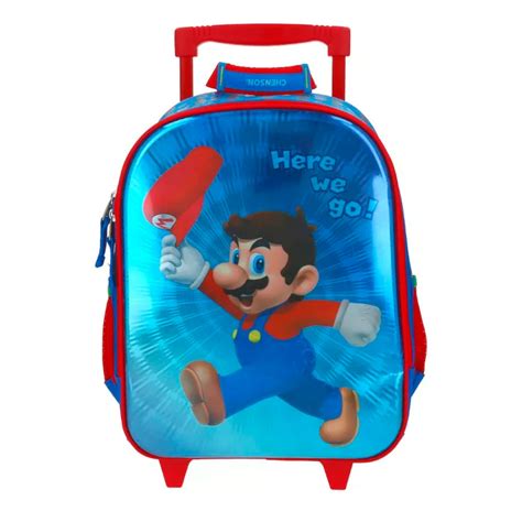 Ripley Mochila Con Ruedas Peque A Infantil Original Super Mario