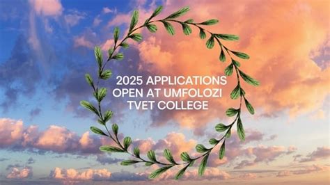 2025 Applications Open at Umfolozi TVET College · College Wise